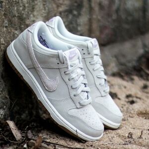 Nike Dunk 2014 VHTF Low Skinny Premium Sail Metallic Luster Shoes